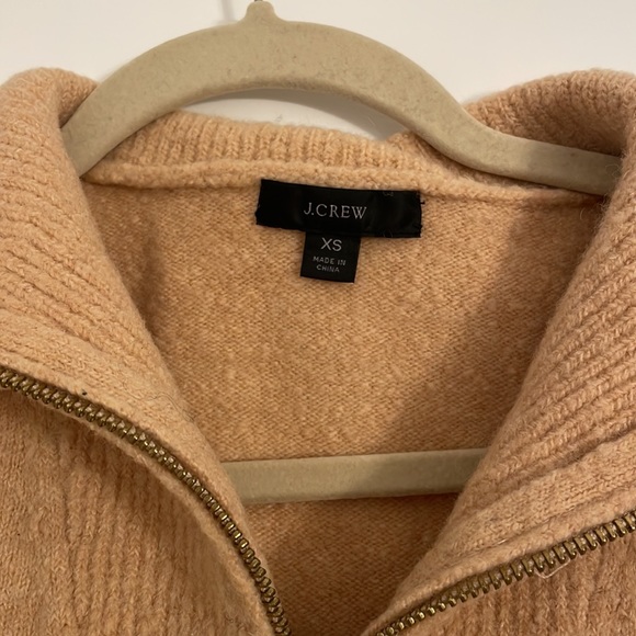 J Crew Merino Wool Quarter Zip Sweater - Picture 2 of 6